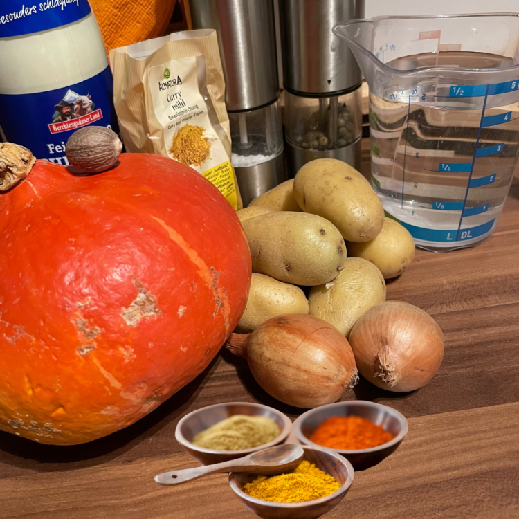 Kürbiscremesuppe