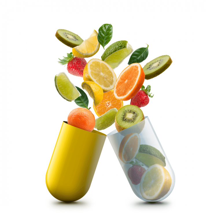 Vitaminpillen, gesund durch die kalte Jahreszeit