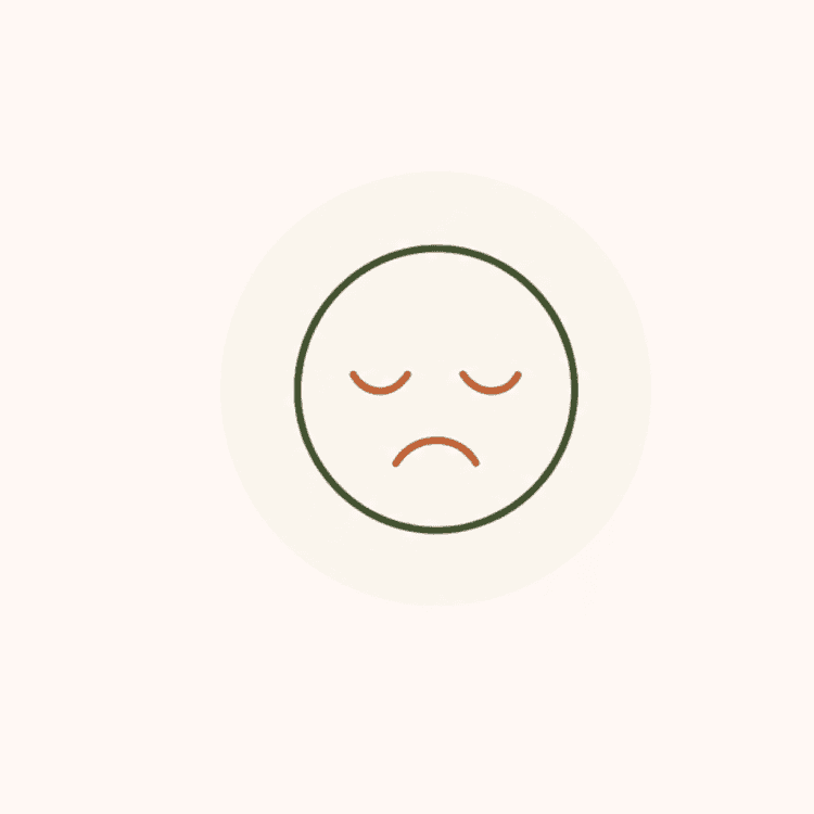 ein Icon für Enttäuschung