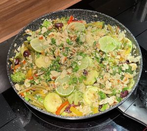 Paella mit Gemüse