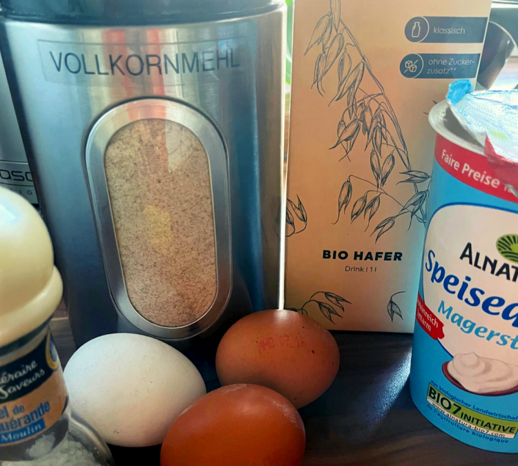 Zutaten für Pfannkuchen